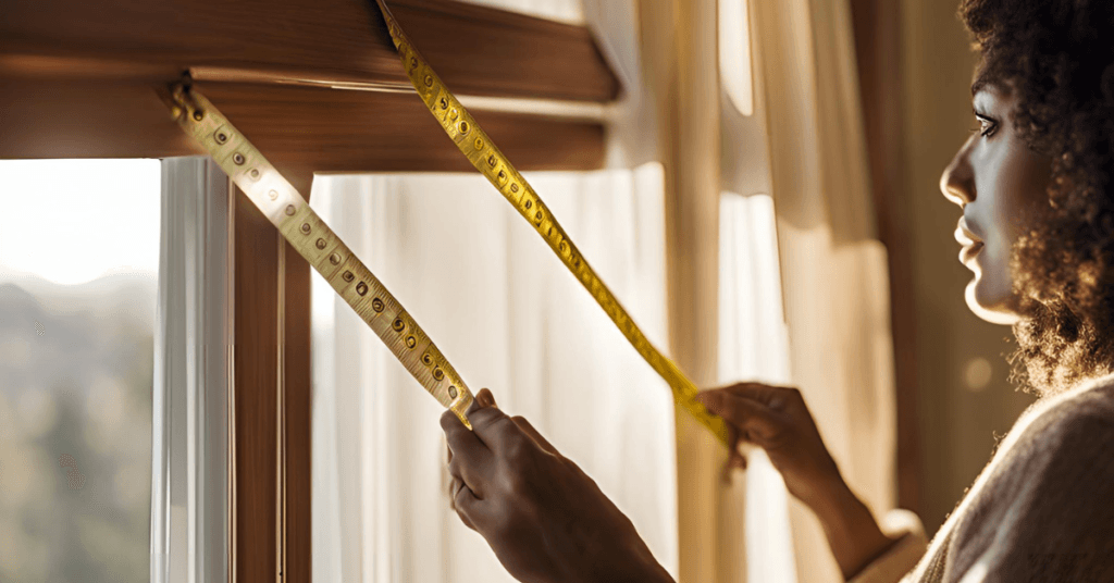 how to measure your window for curtain