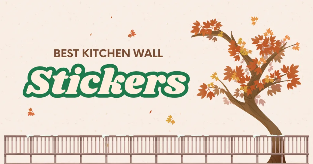 Kitchen wall sticker decor flower